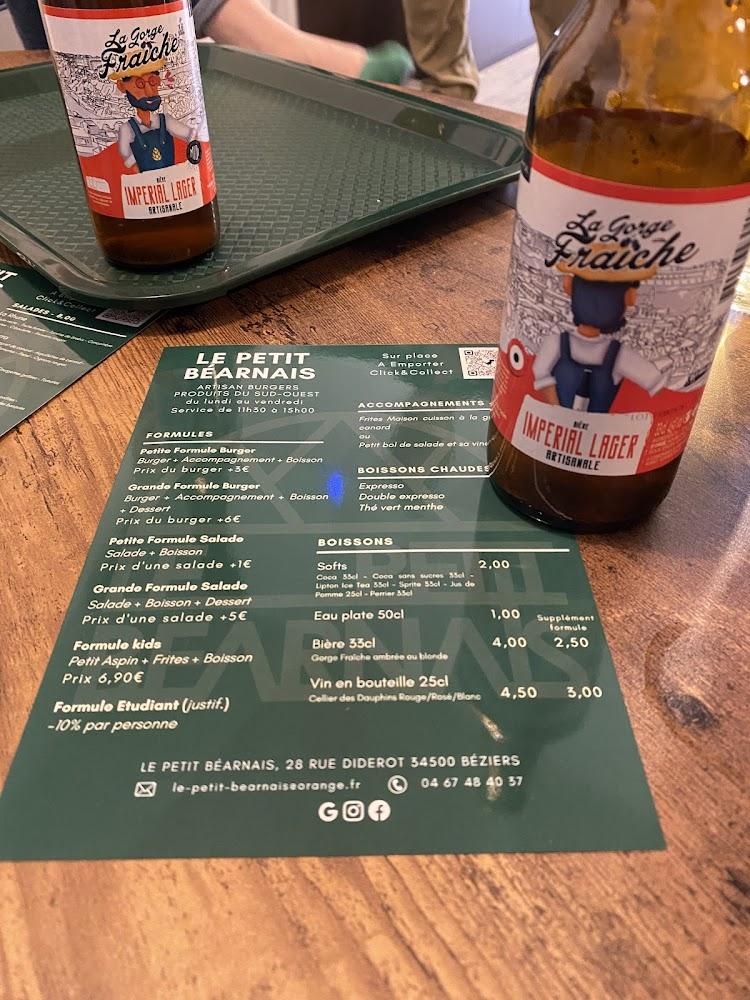 Le Petit Béarnais - Menu Image 2